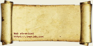 Javorka Jačovac vizit kartica